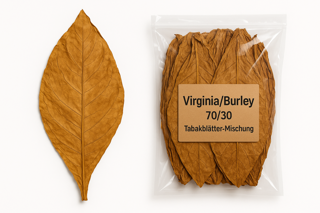 Virginia/Burley 70/30 Tabakblätter-Mischung