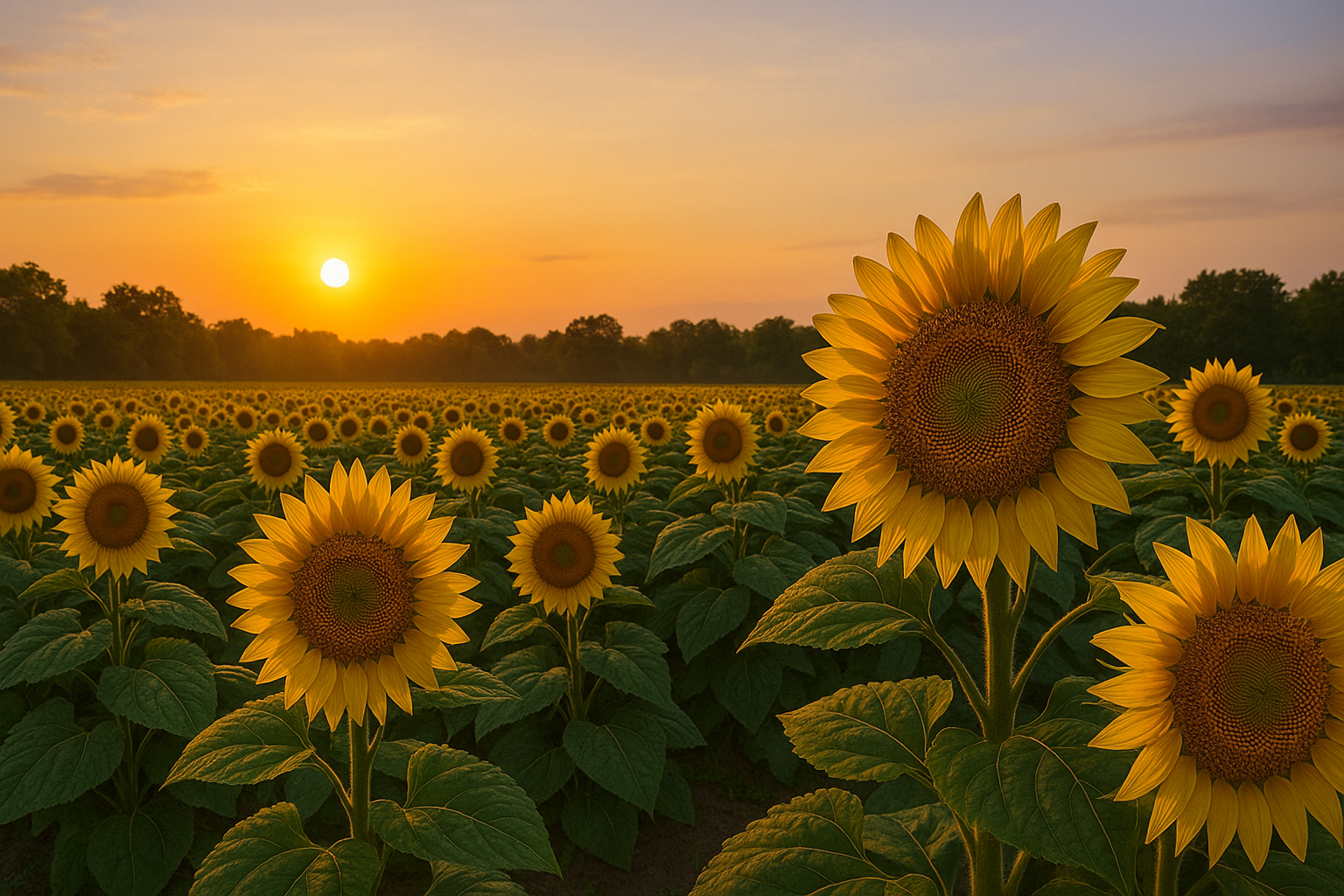 Feld mit Tabakblättern und Blumen